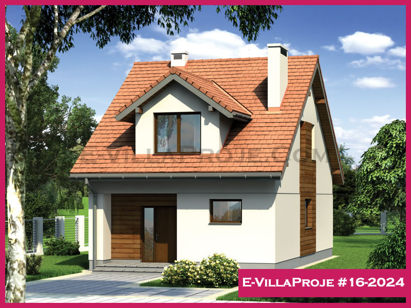 CVL-16-2024 • 167 m² 4+1 Dubleks Çelik Villa - Mimari Kat Planı ve Dış Cephe