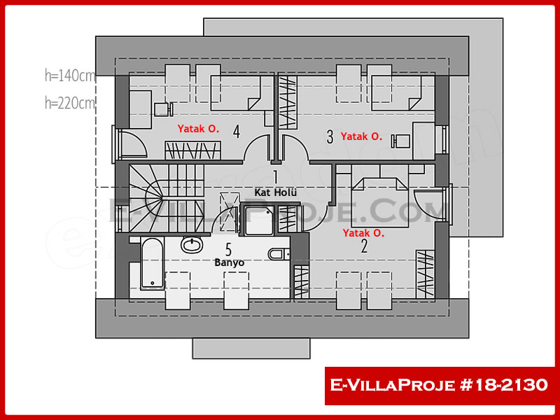 CVL-18-2130 Kat Planı ve Görsel 3