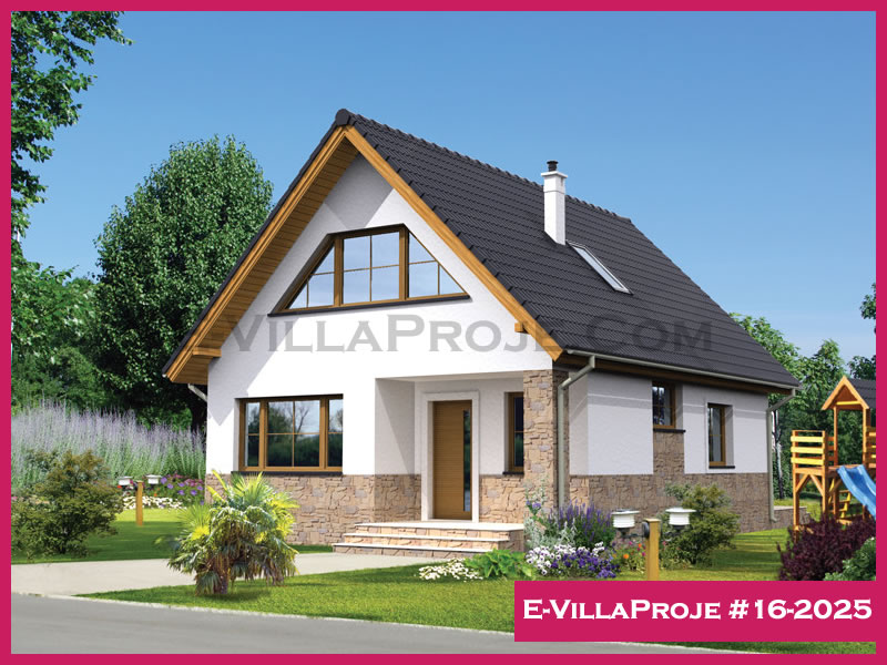 CVL-16-2025 • 167 m² 4+1 Dubleks Çelik Villa - Mimari Kat Planı ve Dış Cephe