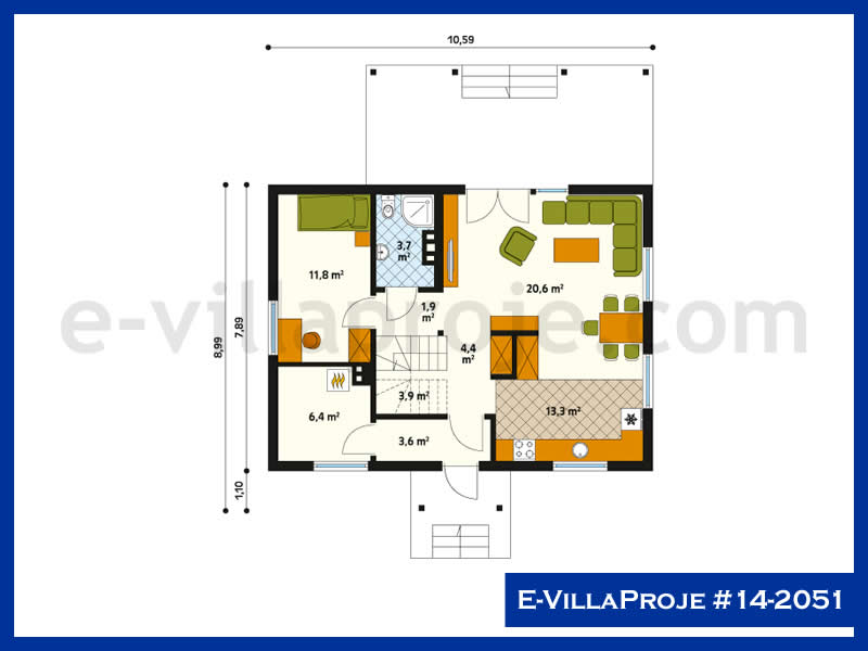 CVL-14-2052 Kat Planı ve Görsel 2