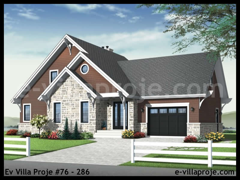 CVL-76-286 • 170 m² 4+1 Dubleks Çelik Villa - Mimari Kat Planı ve Dış Cephe