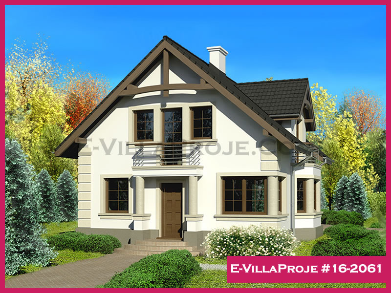 CVL-16-2061 • 170 m² 4+1 Dubleks Çelik Villa - Mimari Kat Planı ve Dış Cephe