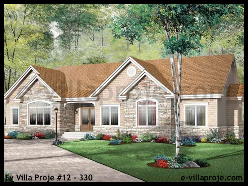 CVL-12-330 • 170 m² 4+1 Tek Katlı Çelik Villa - Mimari Kat Planı ve Dış Cephe