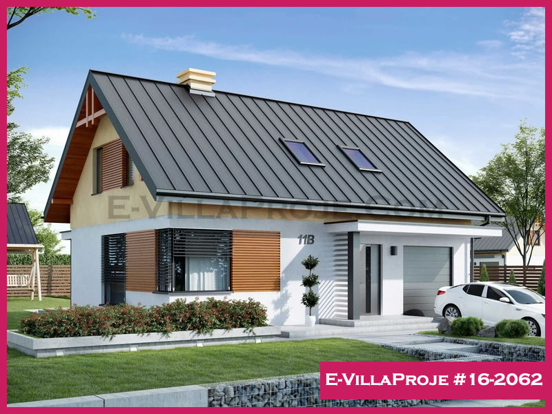 CVL-16-2062 • 171 m² 4+1 Dubleks Çelik Villa - Mimari Kat Planı ve Dış Cephe