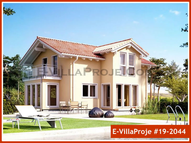 CVL-19-2044 • 171 m² 4+1 Dubleks Çelik Villa - Mimari Kat Planı ve Dış Cephe
