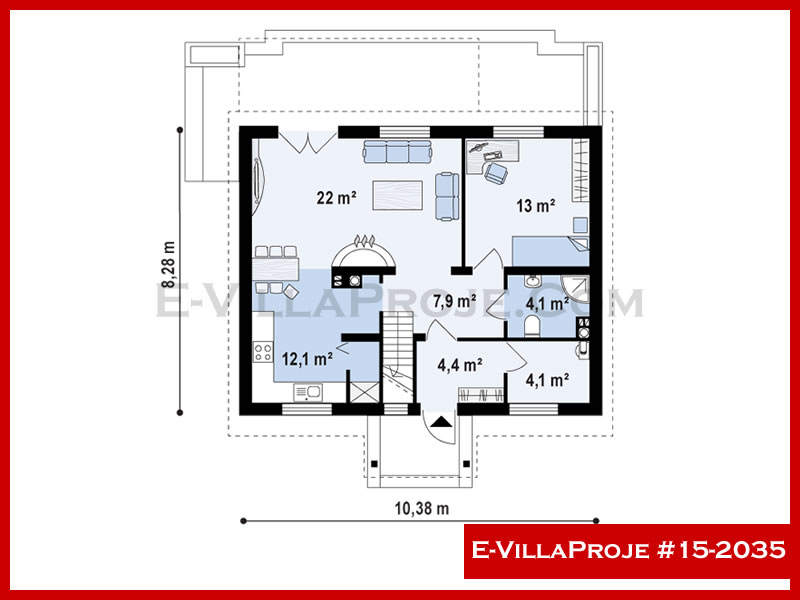 CVL-15-2035 Kat Planı ve Görsel 2