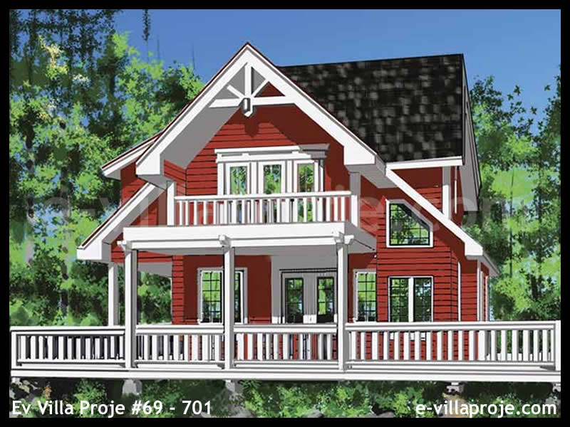 CVL-69-701 • 172 m² 4+1 Dubleks Çelik Villa - Mimari Kat Planı ve Dış Cephe
