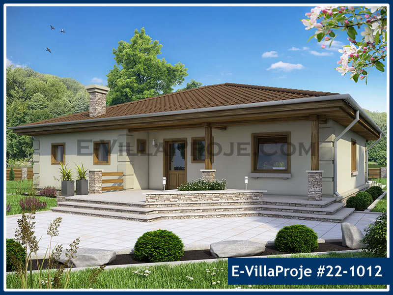 CVL-22-1012 • 174 m² 4+1 Tek Katlı Çelik Villa - Mimari Kat Planı ve Dış Cephe
