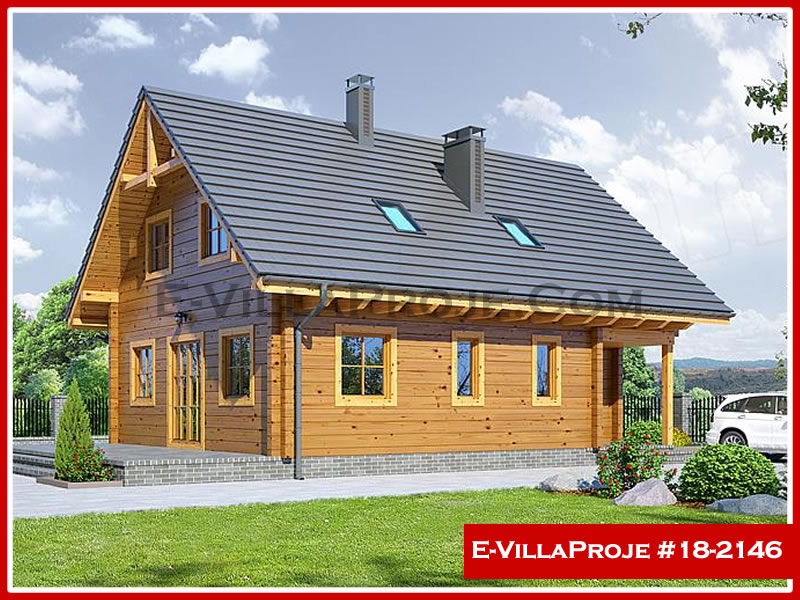 CVL-18-2146 • 175 m² 4+1 Dubleks Çelik Villa - Mimari Kat Planı ve Dış Cephe