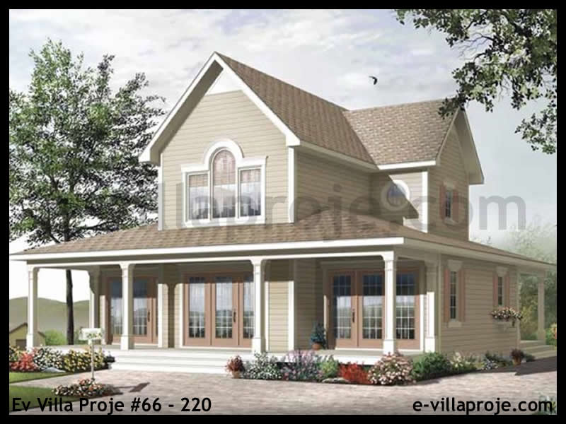 CVL-66-220 • 176 m² 4+1 Dubleks Çelik Villa - Mimari Kat Planı ve Dış Cephe