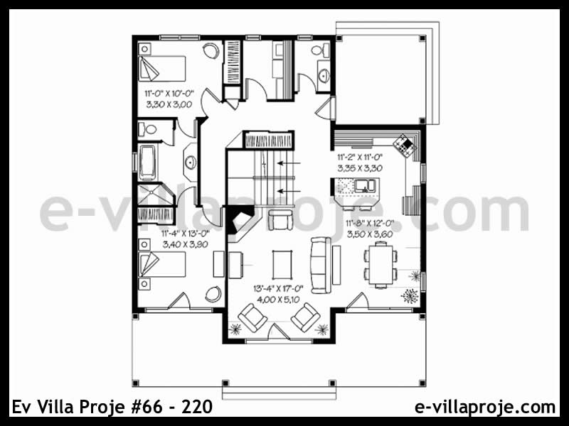 CVL-66-220 Kat Planı ve Görsel 2