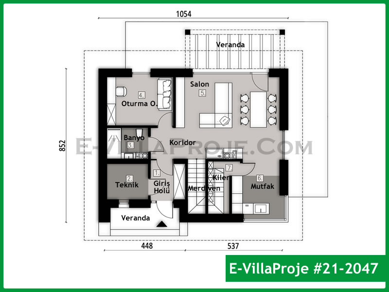 CVL-21-2047 Kat Planı ve Görsel 2