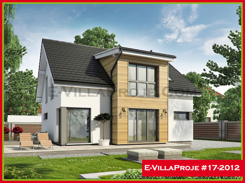 CVL-17-2012 • 178 m² 4+1 Dubleks Çelik Villa - Mimari Kat Planı ve Dış Cephe