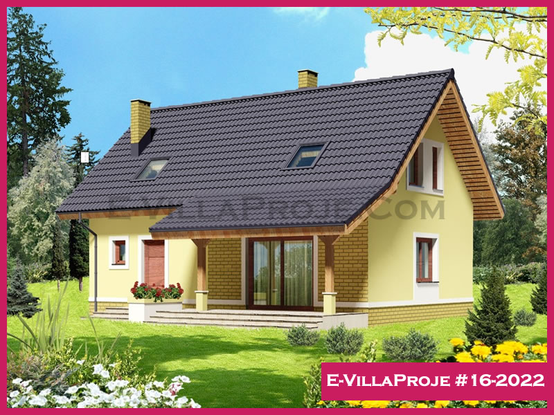 CVL-16-2022 • 179 m² 4+1 Dubleks Çelik Villa - Mimari Kat Planı ve Dış Cephe