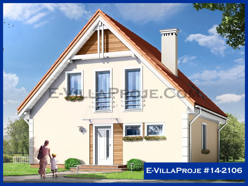 CVL-14-2106 • 181 m² 5+1 Dubleks Çelik Villa - Mimari Kat Planı ve Dış Cephe