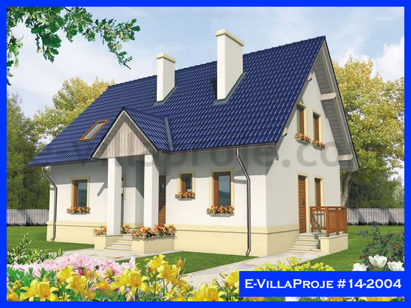CVL-14-2004 • 181 m² 5+1 Dubleks Çelik Villa - Mimari Kat Planı ve Dış Cephe