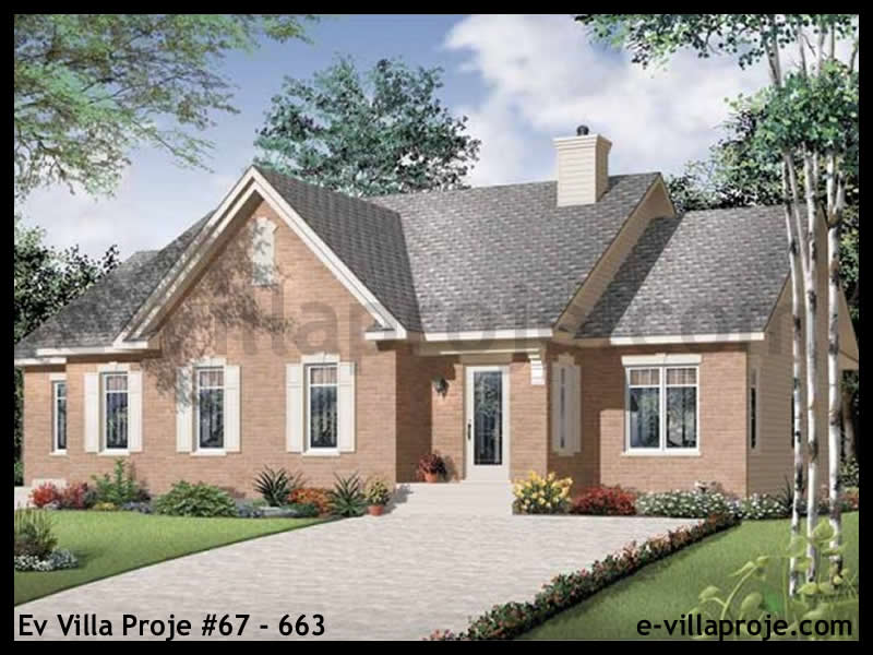 CVL-67-663 • 182 m² 5+1 Tek Katlı Çelik Villa - Mimari Kat Planı ve Dış Cephe