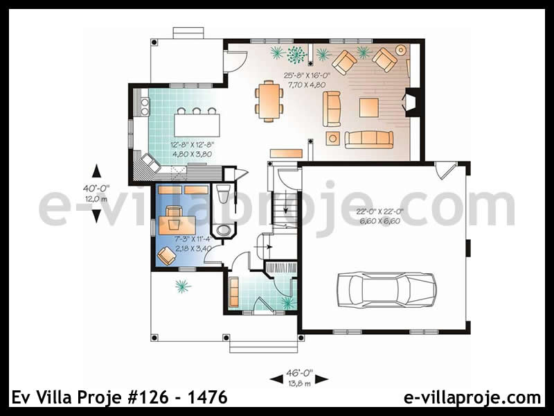 CVL-126-1476 Kat Planı ve Görsel 2