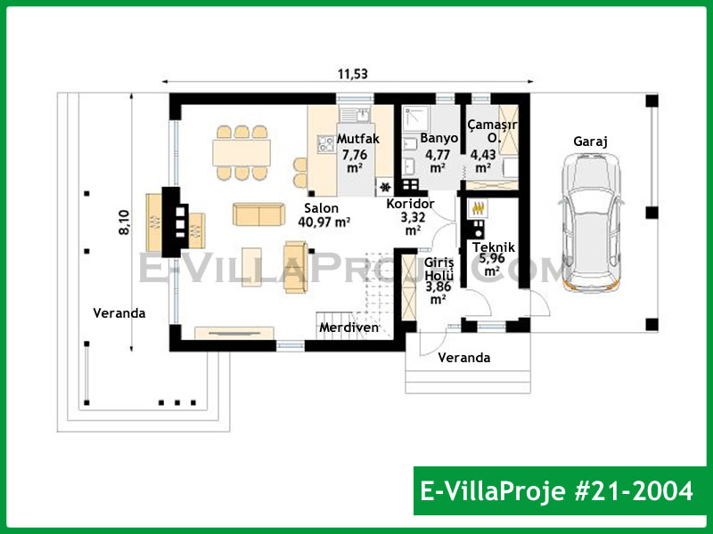 CVL-21-2004 Kat Planı ve Görsel 2