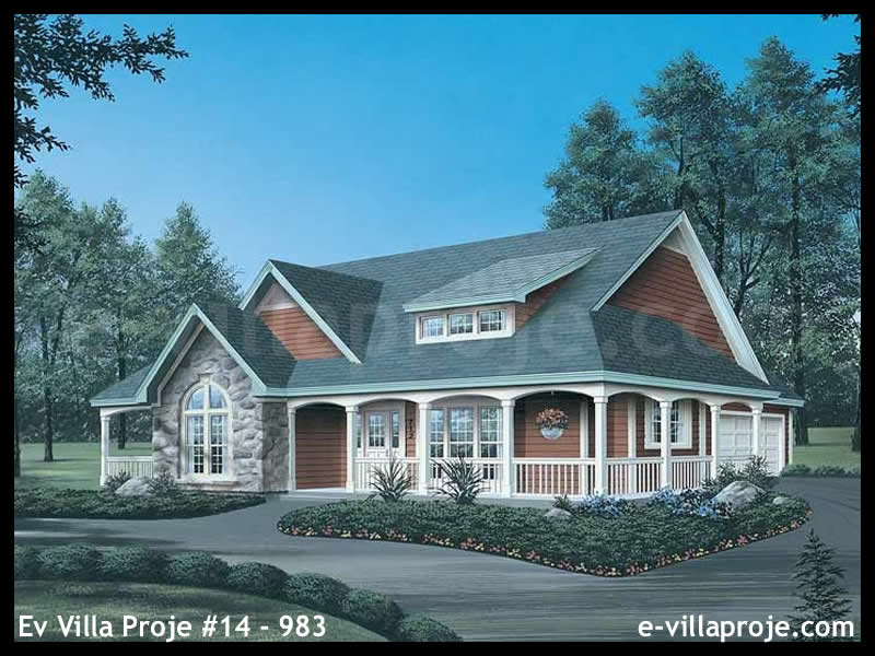 CVL-14-983 • 183 m² 5+1 Tek Katlı Çelik Villa - Mimari Kat Planı ve Dış Cephe