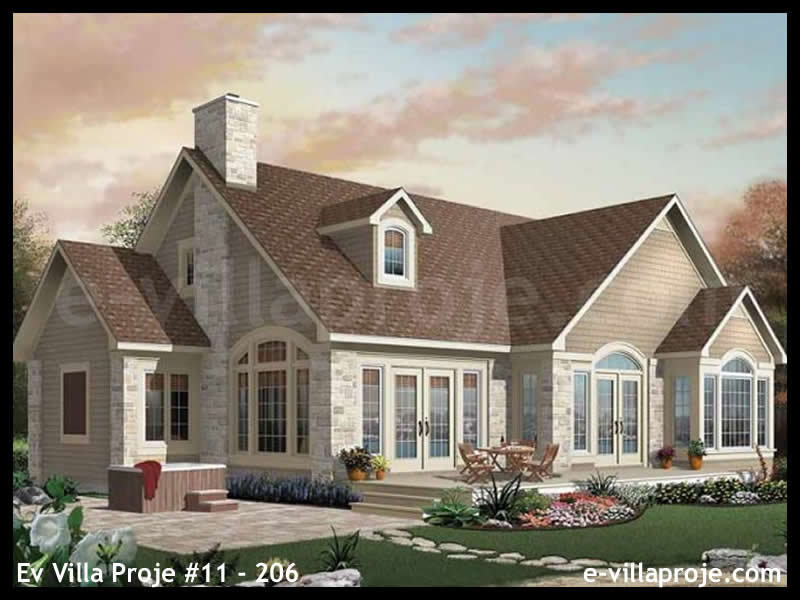 CVL-11-206 • 184 m² 5+1 Dubleks Çelik Villa - Mimari Kat Planı ve Dış Cephe
