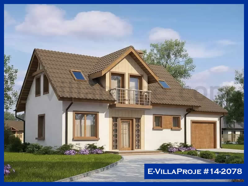 CVL-14-2078 • 184 m² 5+1 Dubleks Çelik Villa - Mimari Kat Planı ve Dış Cephe