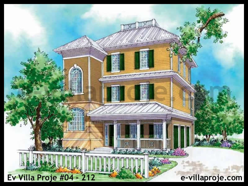 CVL-04-212 • 185 m² 5+1 Tripleks Çelik Villa - Mimari Kat Planı ve Dış Cephe