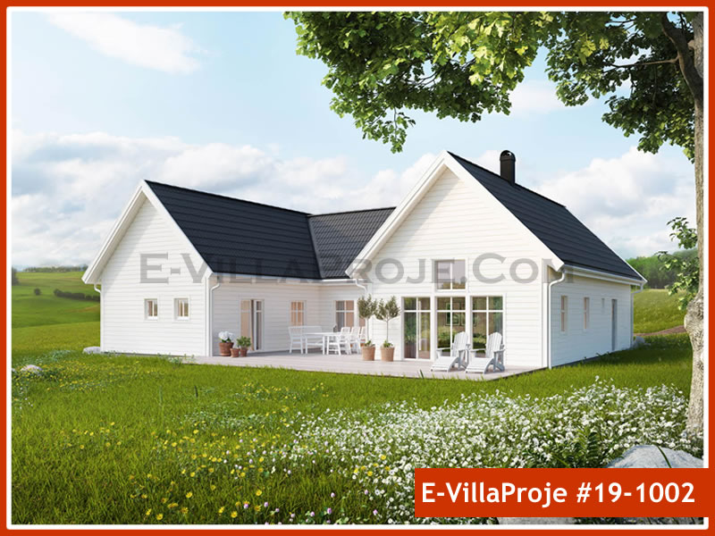 CVL-19-1002 • 187 m² 5+1 Tek Katlı Çelik Villa - Mimari Kat Planı ve Dış Cephe