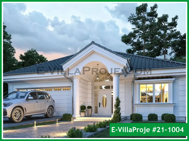 CVL-21-1004 • 187 m² 5+1 Tek Katlı Çelik Villa - Mimari Kat Planı ve Dış Cephe