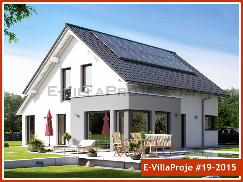 CVL-19-2015 • 188 m² 5+1 Dubleks Çelik Villa - Mimari Kat Planı ve Dış Cephe