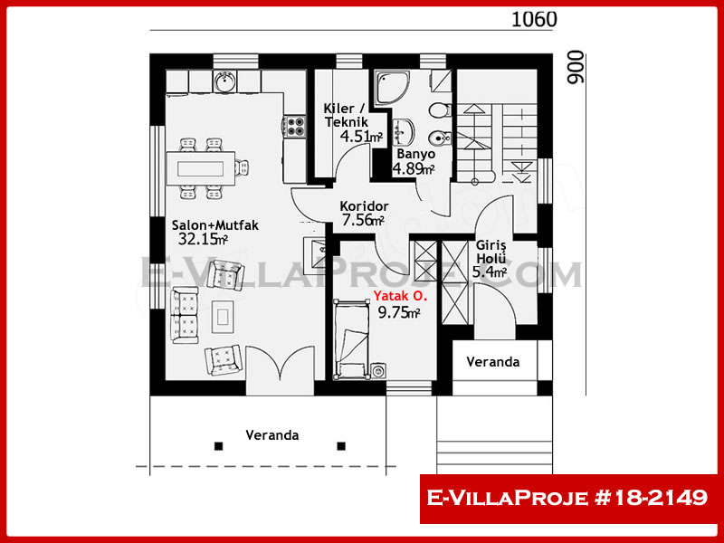 CVL-18-2149 Kat Planı ve Görsel 2