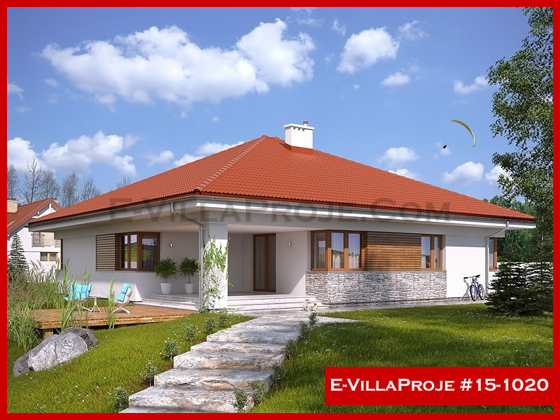 CVL-15-1020 • 188 m² 5+1 Tek Katlı Çelik Villa - Mimari Kat Planı ve Dış Cephe