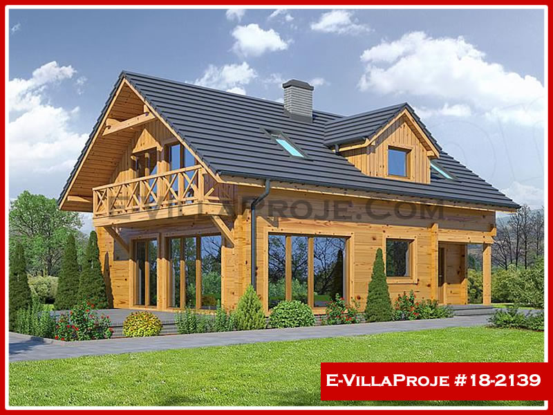 CVL-18-2139 • 189 m² 5+1 Dubleks Çelik Villa - Mimari Kat Planı ve Dış Cephe