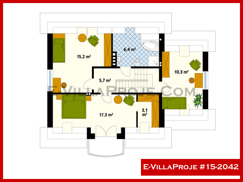 CVL-15-2042 Kat Planı ve Görsel 3