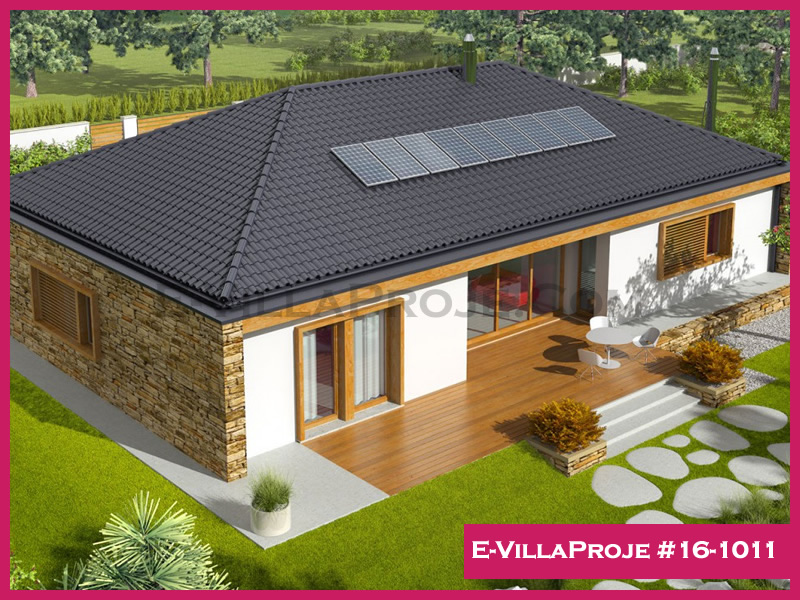 CVL-16-1011 • 190 m² 5+1 Tek Katlı Çelik Villa - Mimari Kat Planı ve Dış Cephe