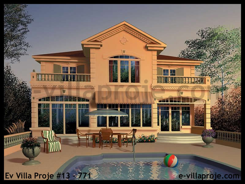 CVL-13-771 • 191 m² 5+1 Dubleks Çelik Villa - Mimari Kat Planı ve Dış Cephe