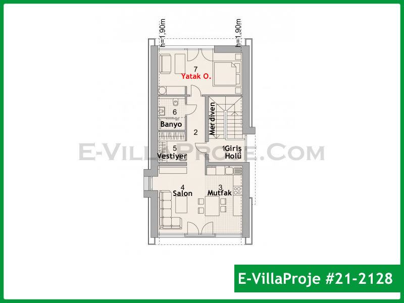 CVL-21-2128 Kat Planı ve Görsel 3