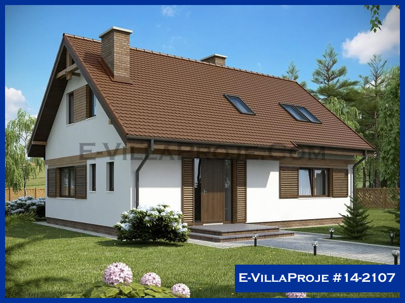 CVL-14-2107 • 191 m² 5+1 Dubleks Çelik Villa - Mimari Kat Planı ve Dış Cephe