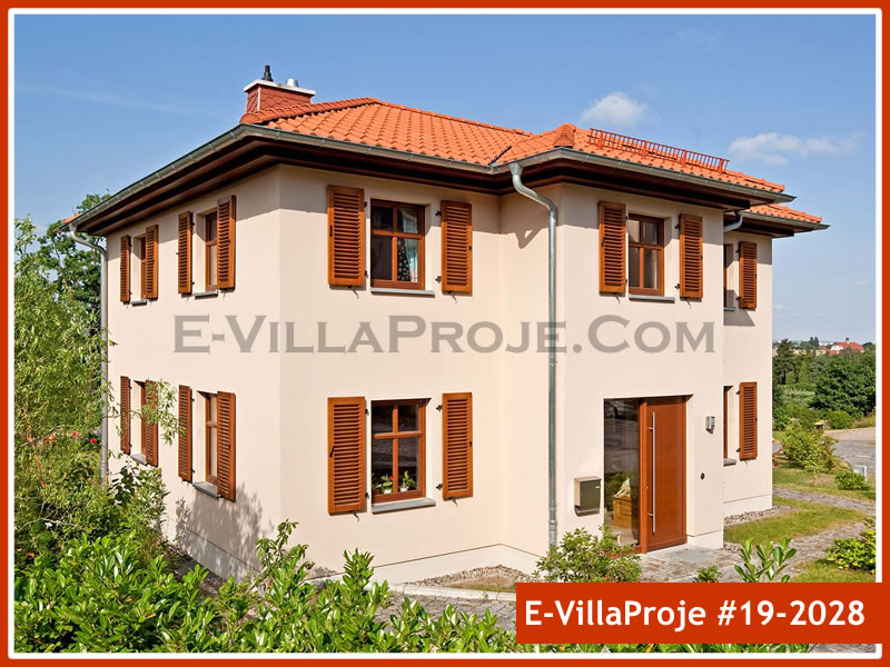 CVL-19-2028 • 192 m² 5+1 Dubleks Çelik Villa - Mimari Kat Planı ve Dış Cephe