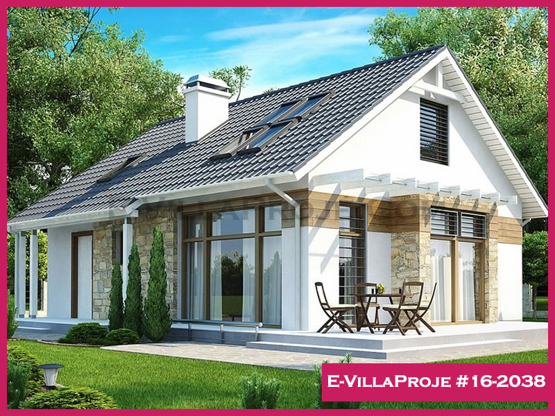 CVL-16-2038 • 192 m² 5+1 Dubleks Çelik Villa - Mimari Kat Planı ve Dış Cephe