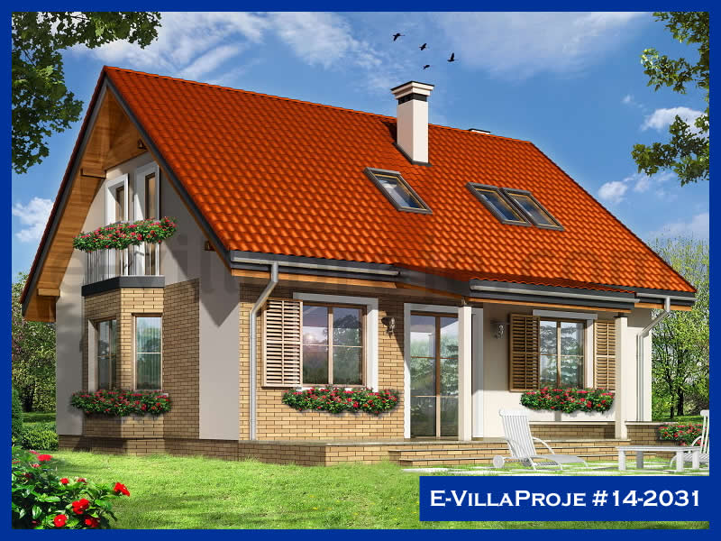 CVL-14-2031 • 192 m² 5+1 Dubleks Çelik Villa - Mimari Kat Planı ve Dış Cephe