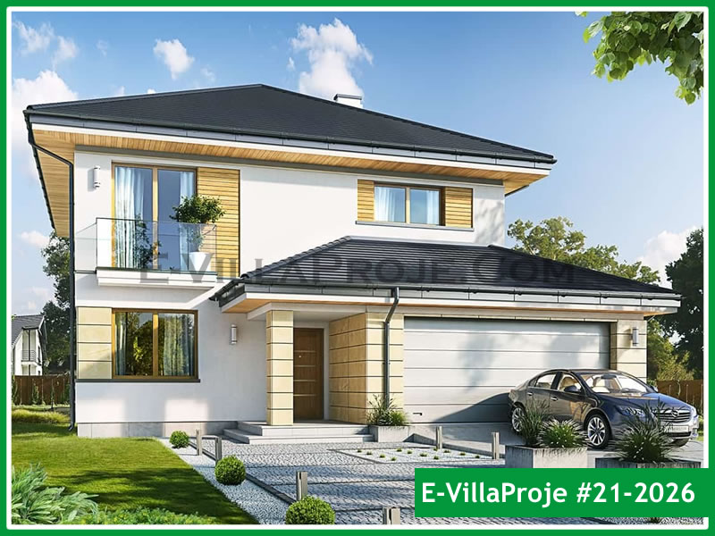 CVL-21-2026 • 192 m² 5+1 Dubleks Çelik Villa - Mimari Kat Planı ve Dış Cephe