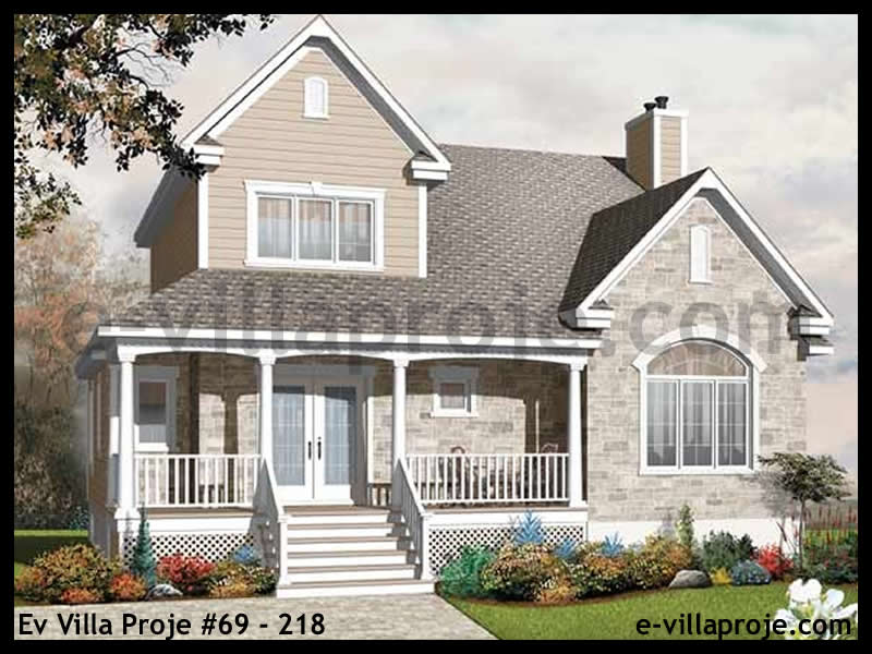 CVL-69-218 • 194 m² 5+1 Dubleks Çelik Villa - Mimari Kat Planı ve Dış Cephe