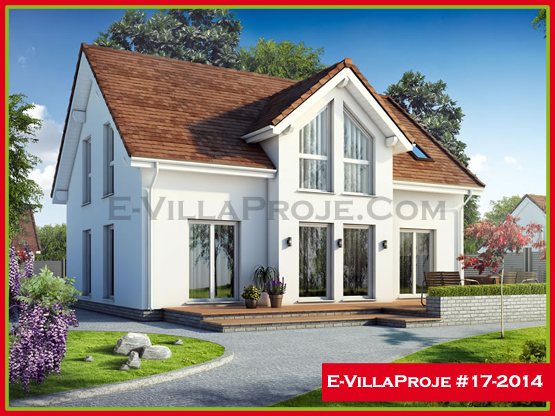 CVL-17-2014 • 194 m² 5+1 Dubleks Çelik Villa - Mimari Kat Planı ve Dış Cephe