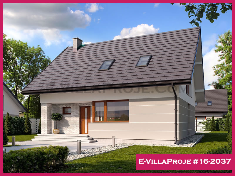 CVL-16-2037 • 194 m² 5+1 Dubleks Çelik Villa - Mimari Kat Planı ve Dış Cephe