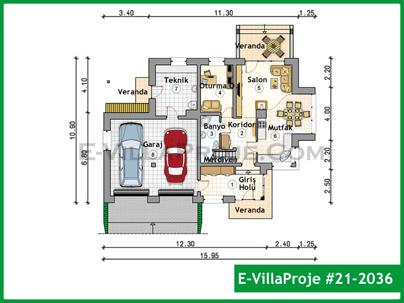 CVL-21-2036 Kat Planı ve Görsel 2