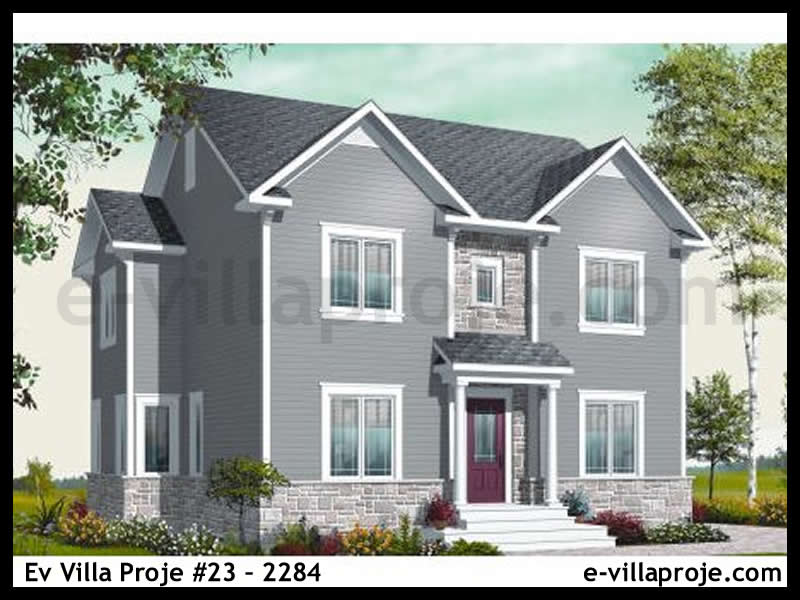 CVL-23-2284 • 195 m² 5+1 Tek Katlı Çelik Villa - Mimari Kat Planı ve Dış Cephe