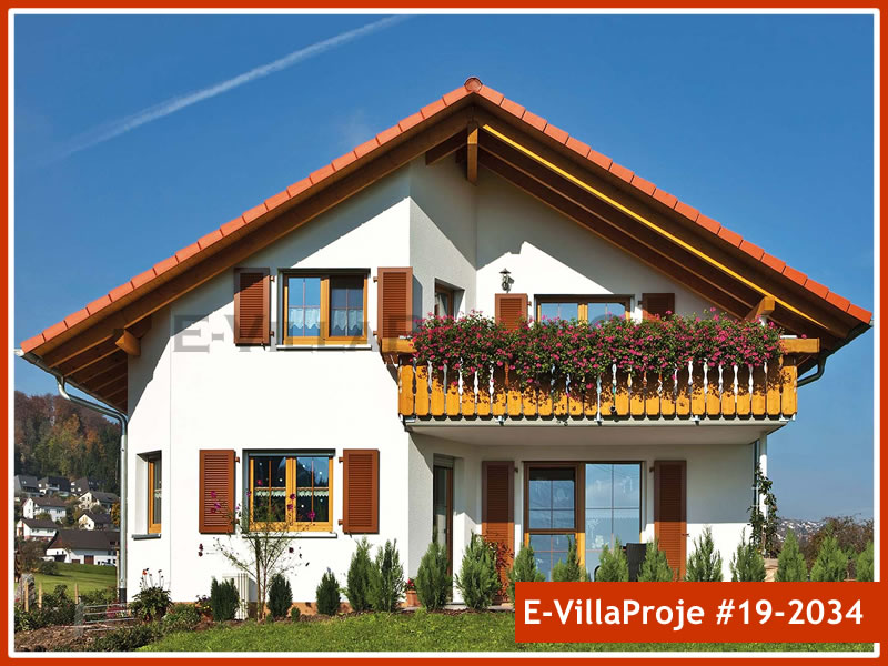 CVL-19-2034 • 198 m² 5+1 Dubleks Çelik Villa - Mimari Kat Planı ve Dış Cephe