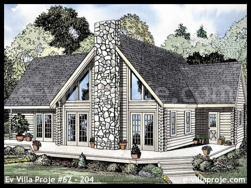 CVL-62-204 • 199 m² 5+1 Dubleks Çelik Villa - Mimari Kat Planı ve Dış Cephe