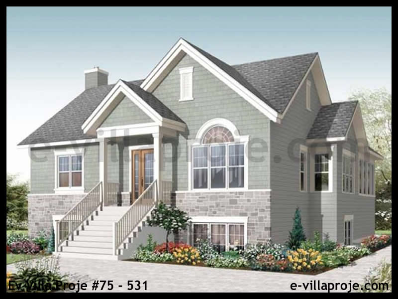 CVL-75-531 • 201 m² 5+1 Dubleks Çelik Villa - Mimari Kat Planı ve Dış Cephe